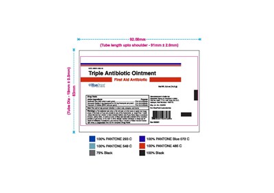 TRIPLE ANTIBIOTIC OINTMENT 0.5oz TUBE  Rev 09 2021